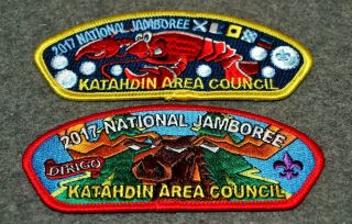 Bsa Jsp Set…2017 National Jamboree…katahdin Area Council 216…moose & Lobster