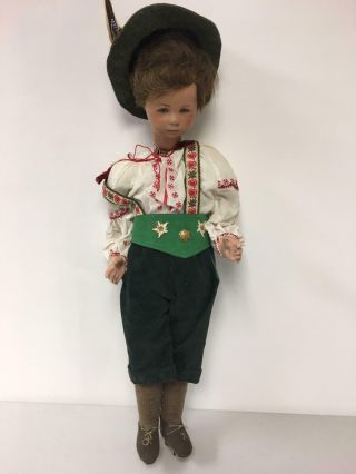 Vintage Non - Mechanical Doll 25 " Possibly Kathe Kruse