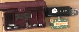 Buttonholer 160743 & Extra Templates For Singer 301 Sewing Machine