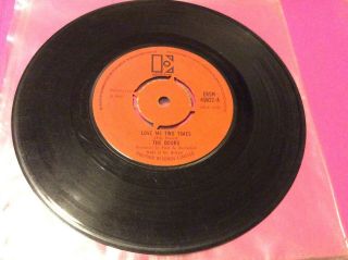 Uk Elektra 45 - The Doors - Love Me Two Times - 7” Vinyl Rock 45rpm