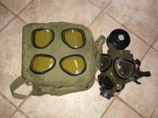 Us Army M40 Gas Mask Sz M