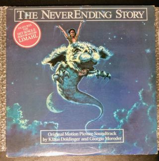 The Never Ending Story 1984 Lp Vg,  Emi Giorgio Moroder / Limah Stranger Things