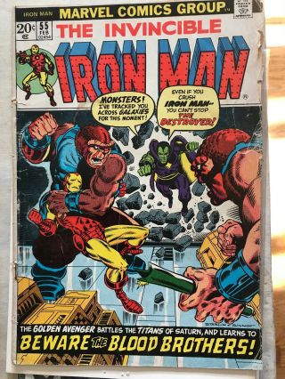 Iron Man 55 (feb 1973,  Marvel) Good, .  $1.