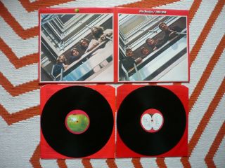 The Beatles 1962 - 1966 Double Vinyl Uk 1973 Apple Emi 1/1/3/1 Matrix 2 Lp Exc