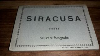 Siracusa Italy Vintage Souvenir Photography Book 20 Vere Fotografie