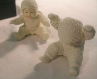 Dept.  56 Snowbabies Tumbling In The Snow Figurine Set Of 5,  MIB 3