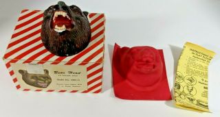 Vtg Bear Bersted Bsa Boy Scouts Of America Latex Rubber Mold