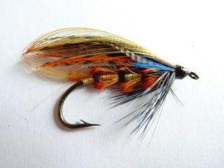 A Fine Early 20th Century Steel Eyed Popham Size 1 Salmon Fly