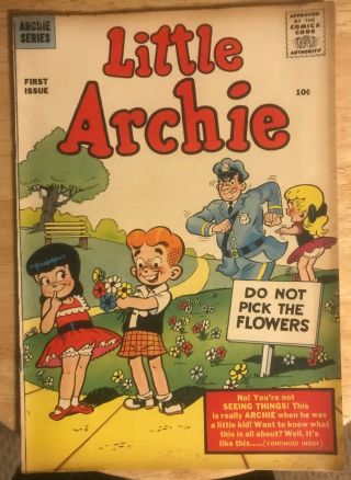 1950 Little Archie 1 Golden Age Comic Book 4.  0
