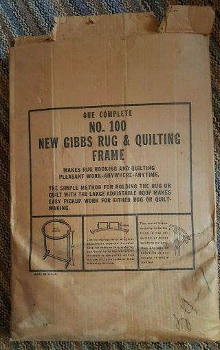 Gibbs 100 Rug & Quilting Frame With 18 