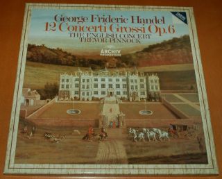 Handel Concerti Grossi Op.  6 - Trevor Pinnock - 1982 Archiv Digital 3 Lp Box Set