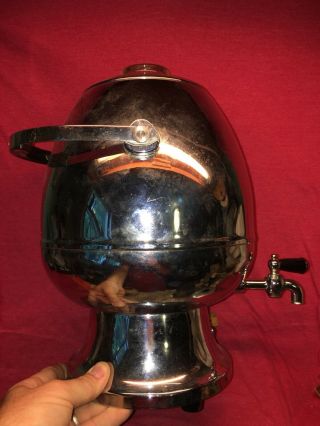 Vtg Art Deco Robeson Cutlery Electric Coffee Pot Chrome 35 Cup Mod 5835 Complete