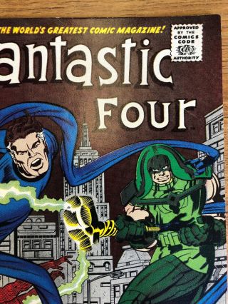 Fantastic Four 65 FN/VF 7.  0 1st Ronan the Accuser 1967 Marvel 3