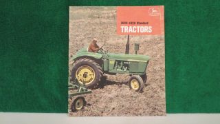 John Deere Tractor Brochure On 3020 - 4020 Standard Tractors From 1967, .