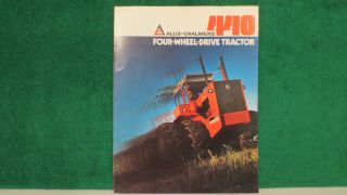 Allis Chalmers Tractor Brochure On Model 440 4wd Tractor From 1974,  Shape.