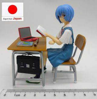 Japan Import Eva Neon Genesis Evangelion Rei Ayanami School Toy Figure Tw