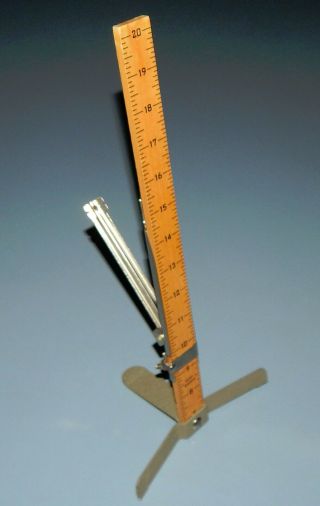 Orco Pin It Skirt Marker Adjustable Hem Sewing & Measuring Tool Wood Ruler 20 "