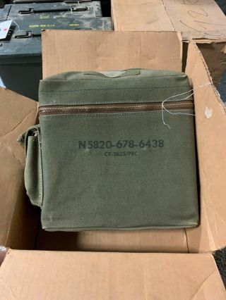 AN/PRC - 40 PERSONAL RADIO SET US MILITARY COMMUNICATIONS WITH BAG 3