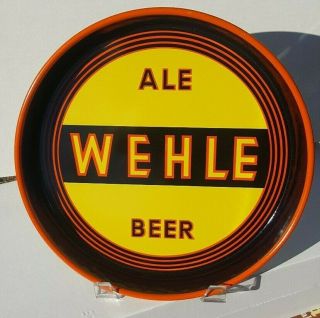 Vintage Advertising Wehle Brewing Co,  Westhaven,  Ct.  Beer Tray 12 " 1930 