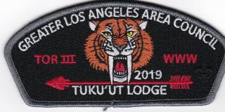 Csp Greater Los Angeles Area Council Sa - 28 - 2019 Tor Attendee Lodge 33 Tuku 
