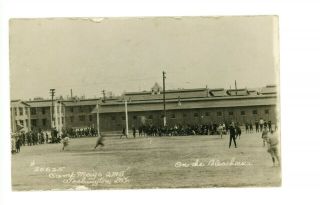 Rppc Baseball Game At Camp Meigs Washington,  Dc Pm 1918