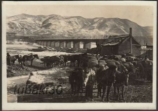 15 China Korea 1930s Photo Tumen River Bridge 図們江大橋