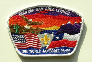 1999 19th World Scout Jamboree Boulder Dam Area Council Shoulder Patch