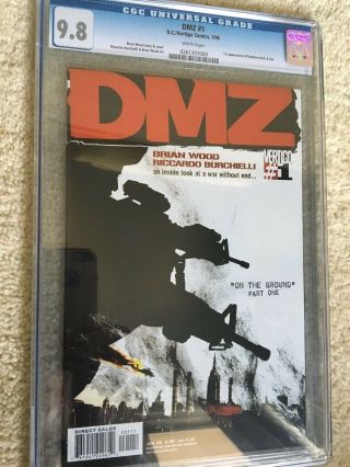 Dmz 1 Cgc 9.  8 White Pages,  2 - 3 Hbo Tv Show On The Way Great Investment