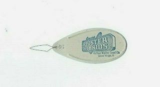 Pfister Hybrids Seed Co.  Grand Ridge Ill Vintage Tin Advertising Needle Threader