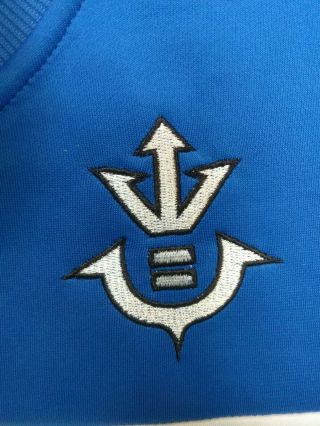 Dragon Ball Z King Vegeta Embroidered Zip Up Polyester Blend Jacket.  Men ' s Large 3