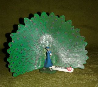 Schleich Peacock,  Retired (2012) - 13728