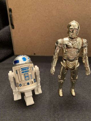 Star Wars Vintage R2 - D2 Droid Factory & C - 3p0 Shiny Dome 3rd Leg Anh