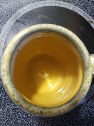 Death Wish Coffee Company ' s Frau Perchta w/ Goddess Medallion Yellow Ceramic Mug 2