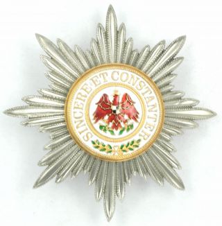 Prussia Order Of The Red Eagle 1st Class Breast Star