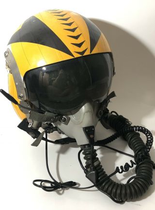 Hgu 26p Flight Pilot Helmet With Mbu - 12 Oxygen Mask Size Large