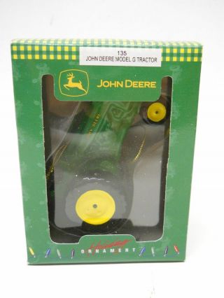 Enesco Christmas Ornament - John Deere Model G Tractor Mib