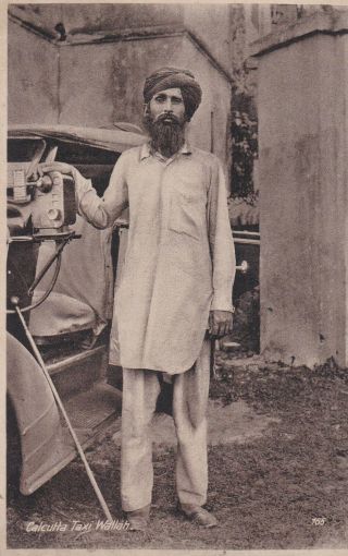 1920 Approx India B/w Postcards X 4 / Occupations