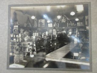 Rare Photo/store Interior/drugs Liquor/art Deco Nouveau Los Angeles Ca /look