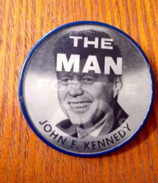 Jfk Flasher Political Pin Jack Kennedy Button 1960 Pinback Campaign Badge