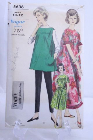 Vogue 5636 Vintage Dress Pattern 1960 