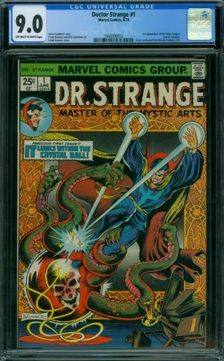 Doctor Strange 1 Cgc 9.  0 - Ow/w Pages