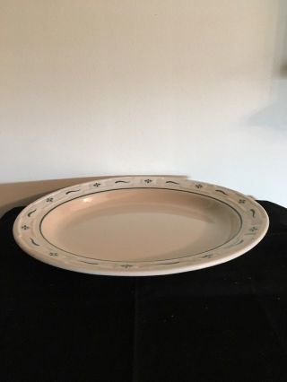 Longaberger Oval Serving Platter - Heritage Green - Made In Usa