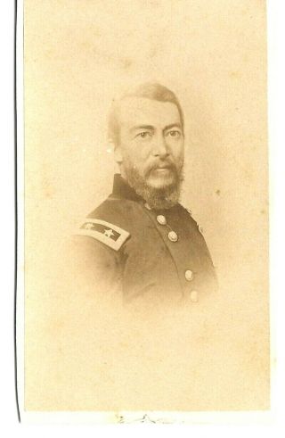Civil War Cavalry Commander Major General Philip H.  Sheridan Cdv Photo C1863