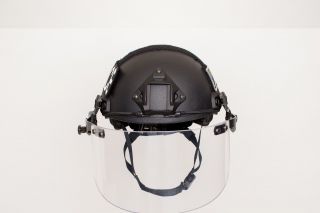 BULLETPROOF FACE MASK VISOR for Helmets with Sides Rails - Full Face Protection - - 3