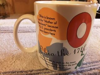 Ohio Starbucks Coffee Cup Tea Mug 1997 States Of Bean