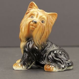 Vintage Yorkshire Terrier Dog Figurine Collectible