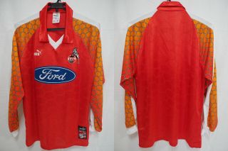 1997 - 1998 Fc Koln Köln Retro Vintage Jersey Shirt Trikot Away Ford Puma L/s M