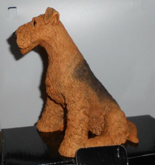 Airedale Figurine From Castagna