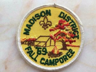 Vintage Boy Scout Madison District York State 1969 Fall Camporee