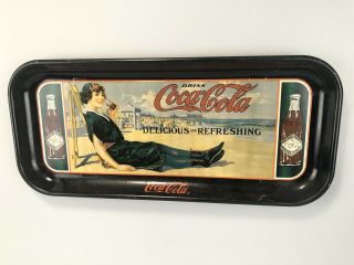 Vintage Coca Cola Brand Tray Delicious And Refreshing